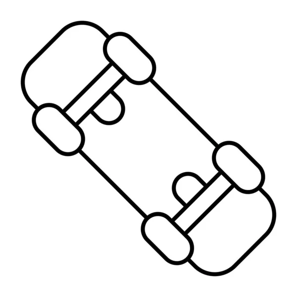 Icono Diseño Monopatín — Vector de stock