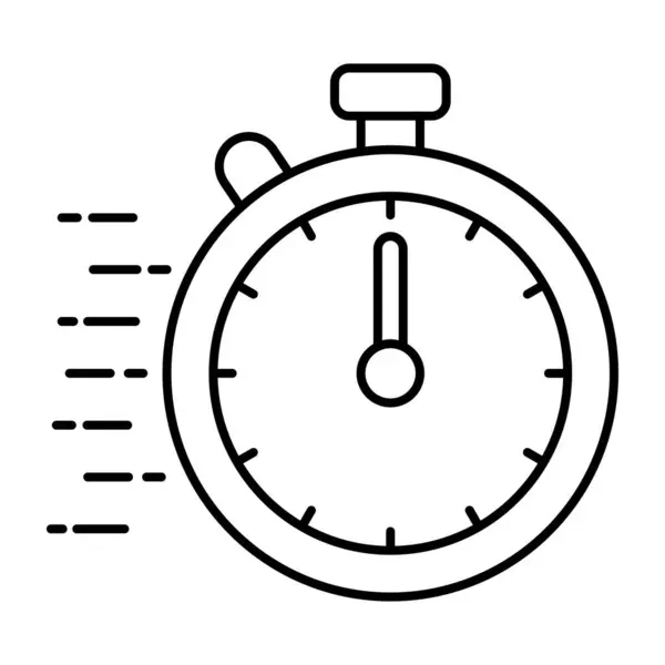 Kronometrenin Modern Tasarım Simgesi — Stok Vektör