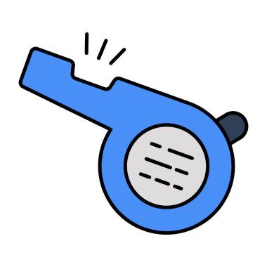 Cırtlak bir ses simgesi, düdük tasarımı