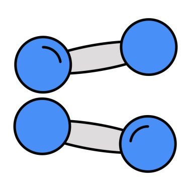 İplerin modaya uygun bir vektör tasarımı 