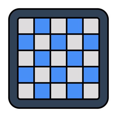 Oyun tahtası için mükemmel bir tasarım simgesi 