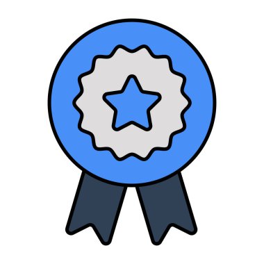 Trendy vector design of quality badge