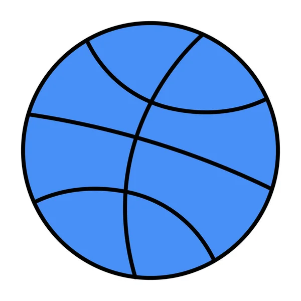 Redigerbar Design Ikon Basketball – Stock-vektor