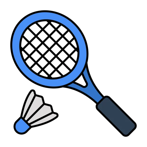 Trendy Vector Design Badminton — Stock Vector
