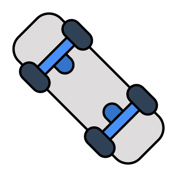 スケートボードのアイコンデザイン — ストックベクタ