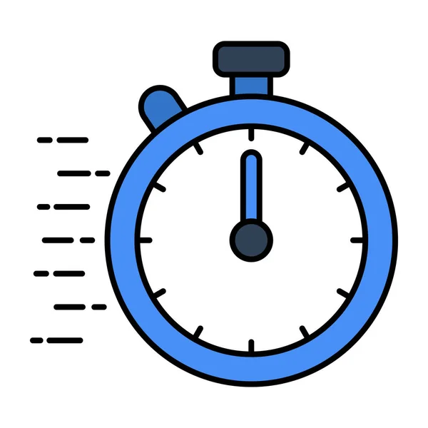 Icono Diseño Moderno Cronómetro — Vector de stock