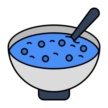 Gıda kase simgesi modada