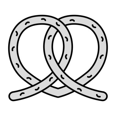 Vector design of ribbon pasta 