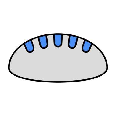 Trendy design icon of baguette 