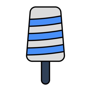 Dondurma simgesi, düzenlenebilir vektör