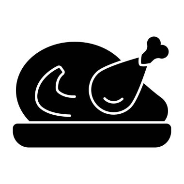 Birinci sınıf tavuk indirme ikonu.