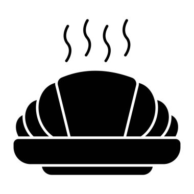 Kruvasanın modern tasarım simgesi 