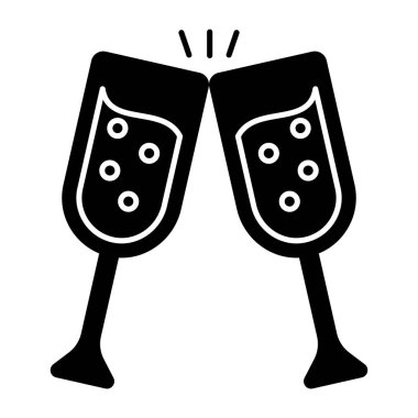 Tezahüratın düzenlenebilir tasarım simgesi