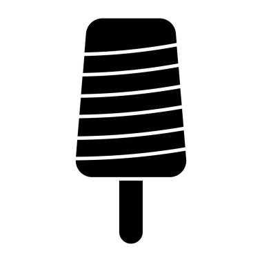 Dondurma simgesi, düzenlenebilir vektör