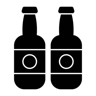 Modern design icon of whiskey 