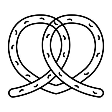 Vector design of ribbon pasta 