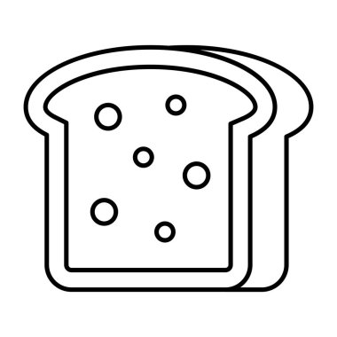 Modern design icon of toast 