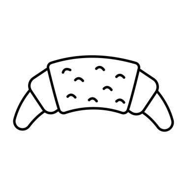 Kruvasanın modern tasarım simgesi 