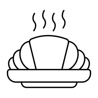 Kruvasanın modern tasarım simgesi 