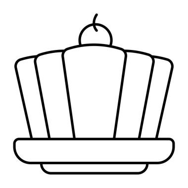 Reçelli kekin mükemmel bir tasarım simgesi. 