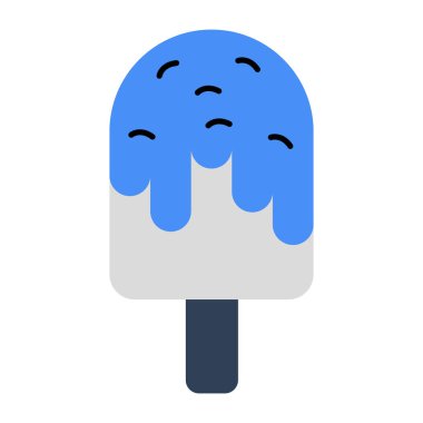 Dondurma simgesi, düzenlenebilir vektör