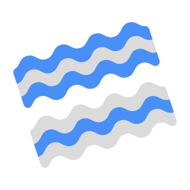 Pastırma vektör tasarımı, düz simge 