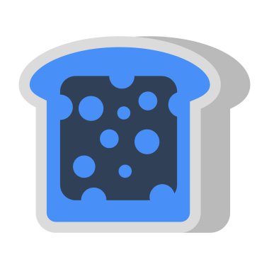 Modern design icon of toast 