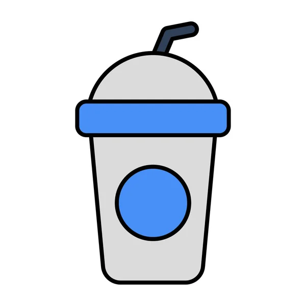 Editable Design Icon Takeaway Drink — стоковый вектор