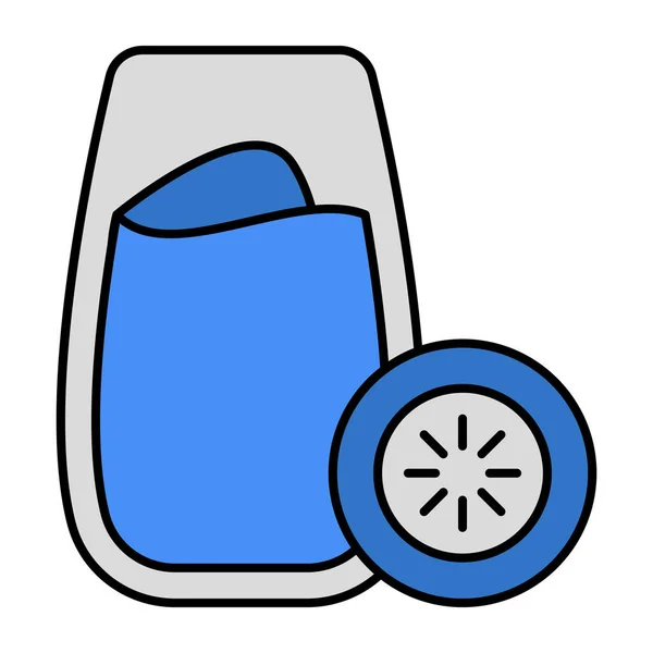 Lemonade Icon Editable Vector — Stok Vektör