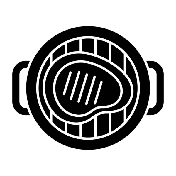 Icono Diseño Creativo Filete — Vector de stock