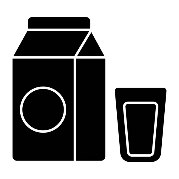 Unique Design Icon Milk Pack — Vettoriale Stock