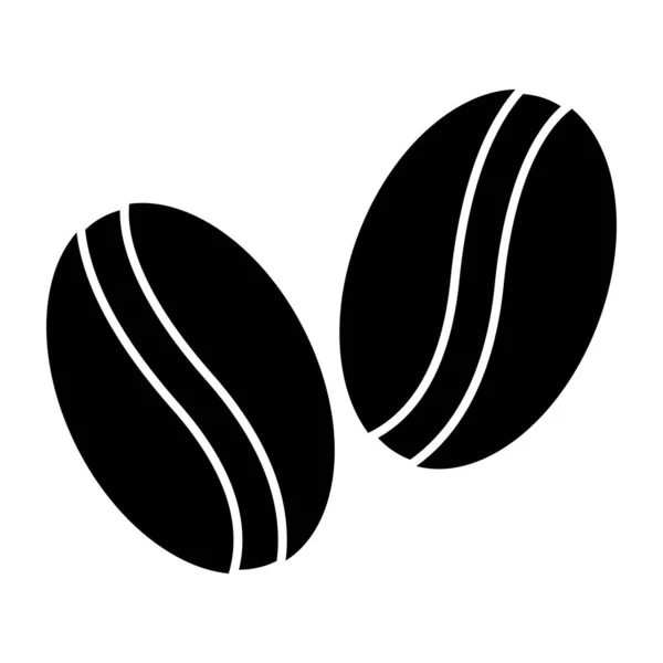 Perfect Design Icon Coffee Beans — Stok Vektör