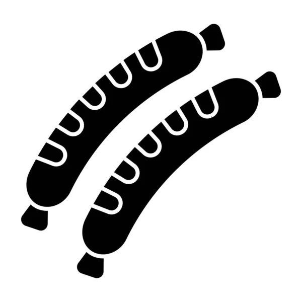 Unique Design Icon Sausage — Wektor stockowy