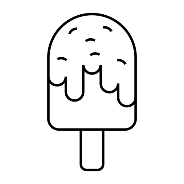 Popsicle Icon Editable Vector — Archivo Imágenes Vectoriales