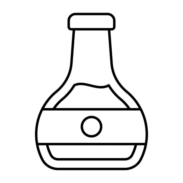 Trendy Vector Design Oil Bottle — Stock Vector