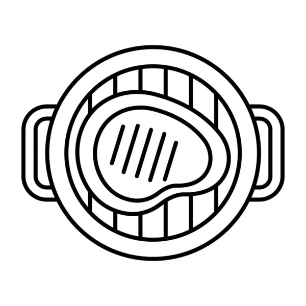 Icono Diseño Creativo Filete — Vector de stock