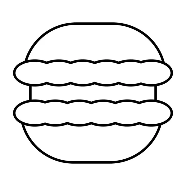 Modern Design Icon Burger — Stockový vektor