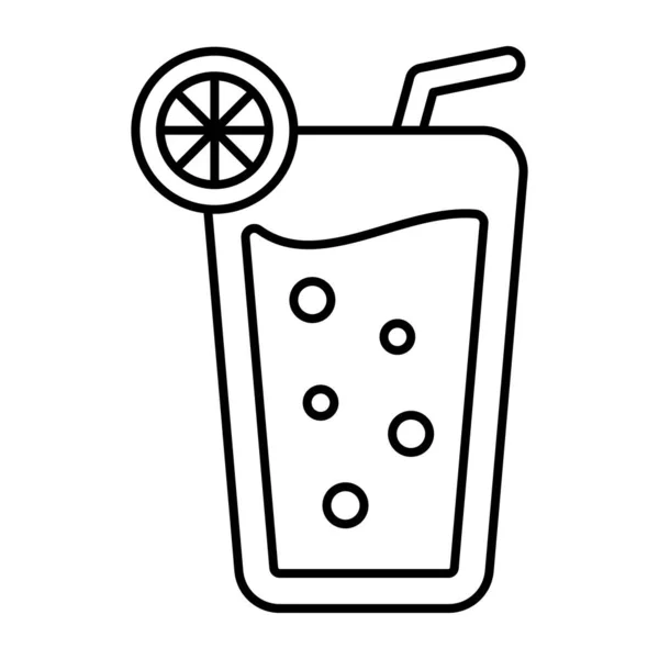 Lemonade Icon Editable Vector — Vector de stock