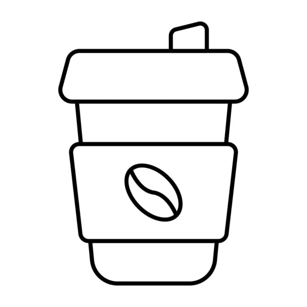 Editable Design Icon Coffee Cup — Stockvector