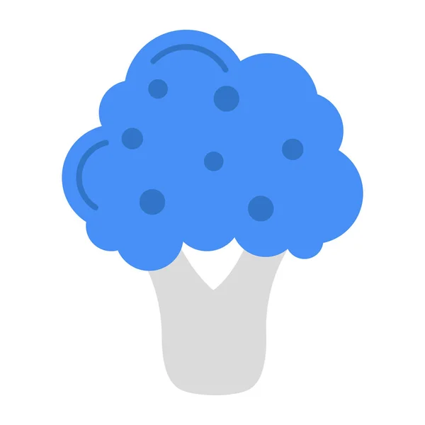 Trendy Vector Design Broccoli — Image vectorielle