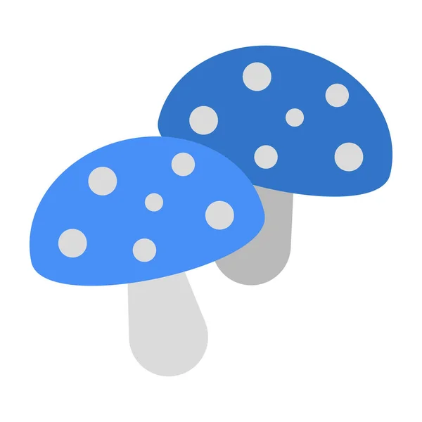 Ícone Design Moderno Cogumelos — Vetor de Stock