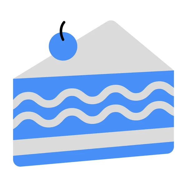 Perfect Design Icon Cake Slice — Image vectorielle