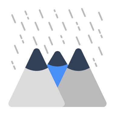 Dağlarda yağmur damlaları sergilenen eşsiz bir tasarım ikonu 