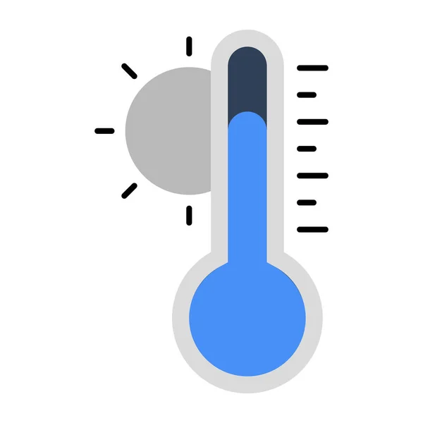 Icono Diseño Moderno Temperatura Caliente — Vector de stock