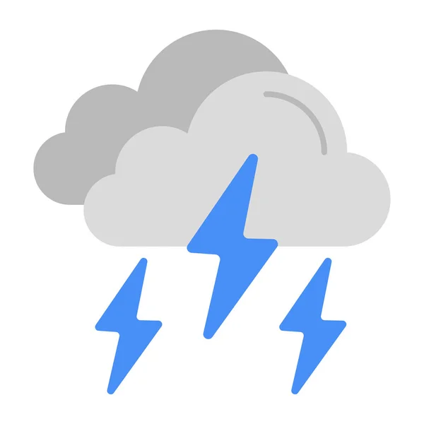 Creative Design Icon Thunderstorm — стоковый вектор