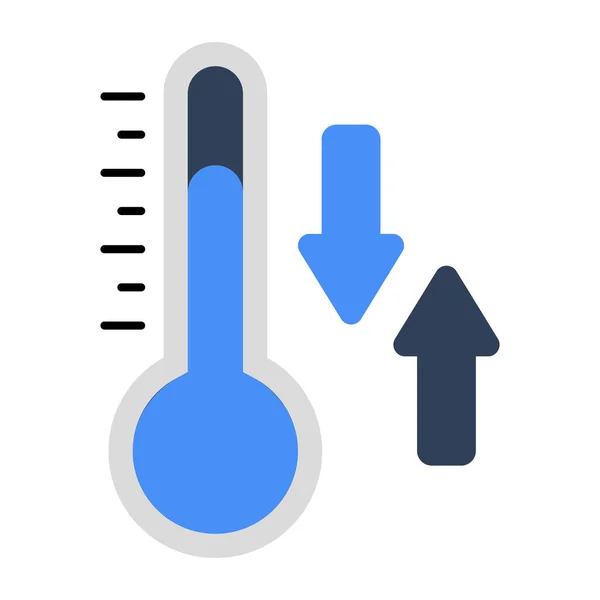 温度波动的现代设计图标 — 图库矢量图片