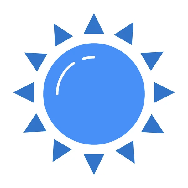 Modern Design Icon Sun — Vector de stock