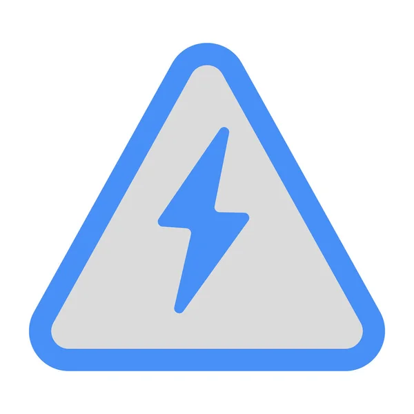 Lightning Bout Pictogram Bewerkbare Vector — Stockvector