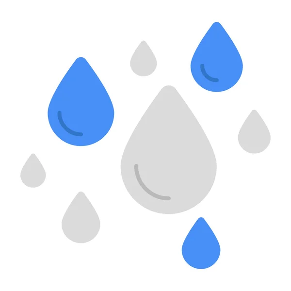 Eine Ikone Aus Regentropfen — Stockvektor