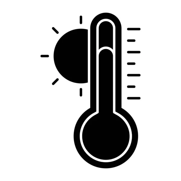 Σύγχρονο Εικονίδιο Σχεδιασμού Της Θερμής Θερμοκρασίας — Διανυσματικό Αρχείο